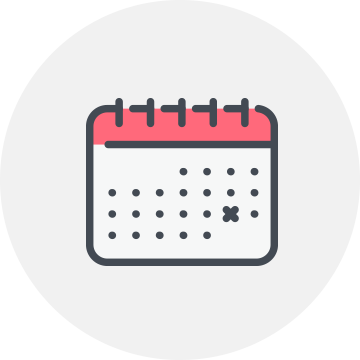 開通工事日程の設定